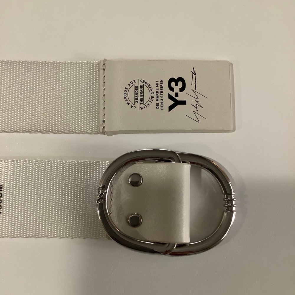 *** SOLD *** Y-3 × Yohji Yamamoto White Belt